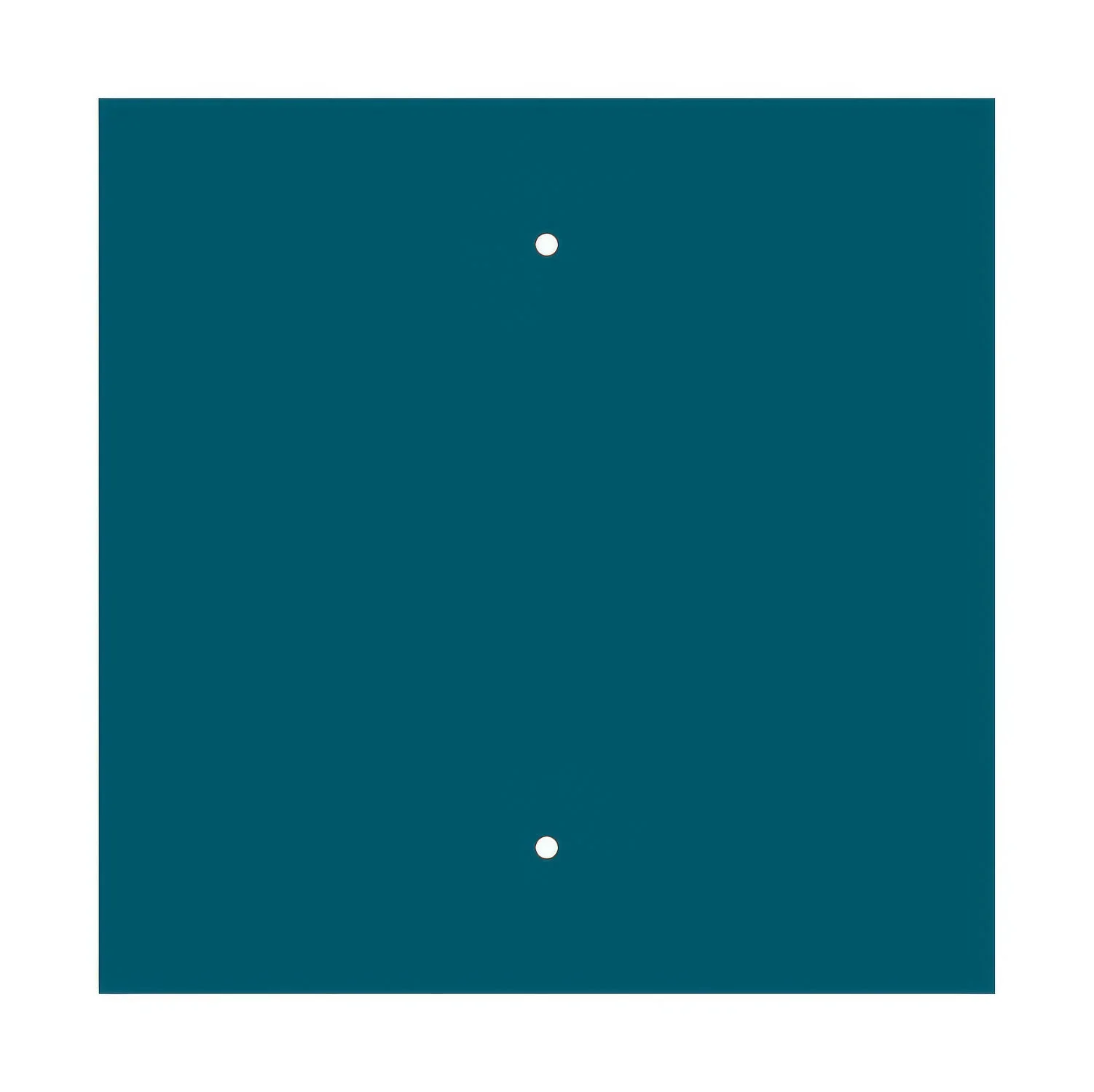 XXL Ceiling canopy Rose-One square, 400 mm with 2 holes and 4 side holes - Petrol - Image 3