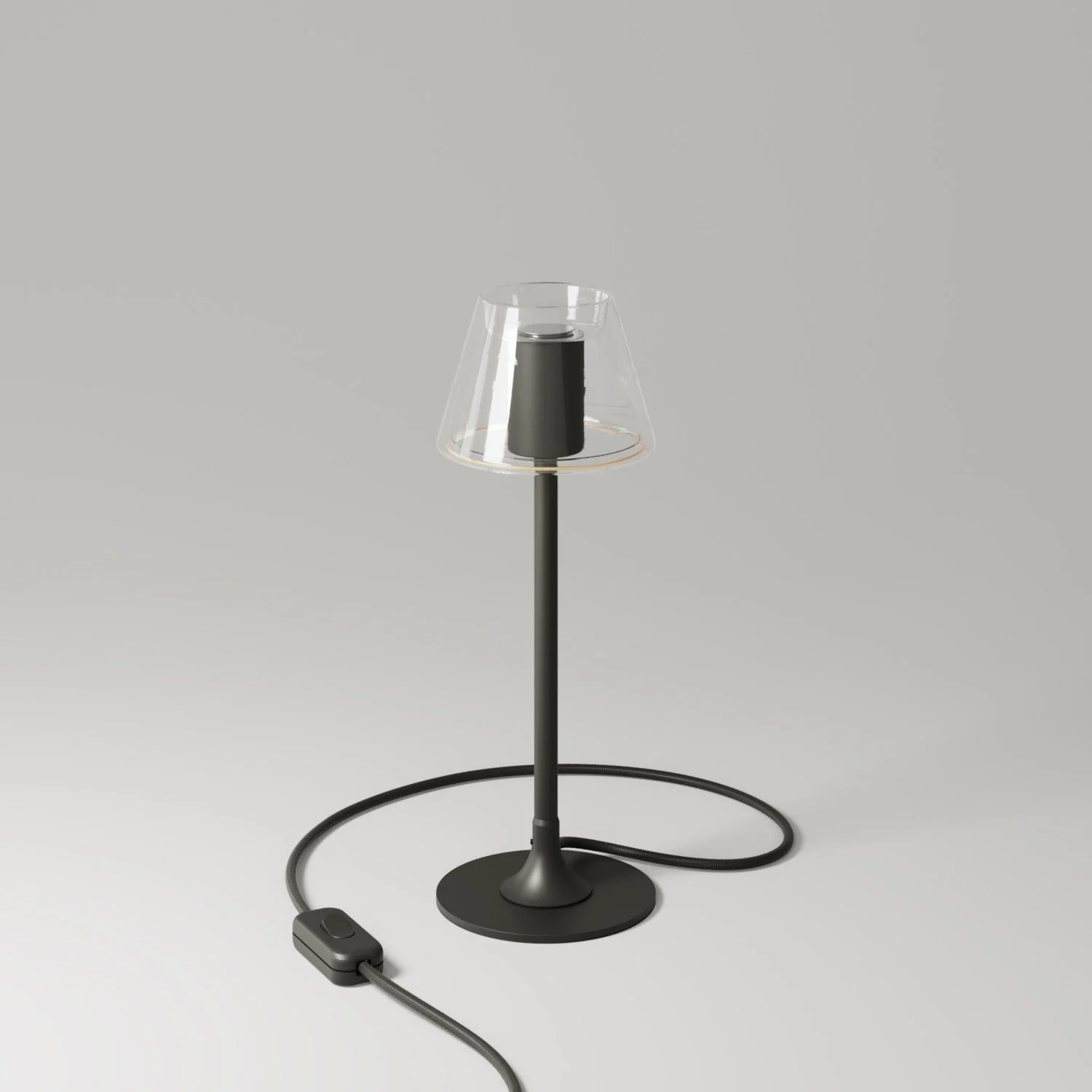 MAG-Y G07 table lamp with round metal base - Black - Image 3